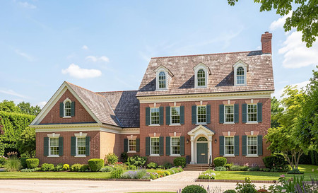 Colonial House Plan - Boothe 54608 - Front Exterior