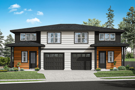 Prairie House Plan - Holtwood 40377 - Front Exterior