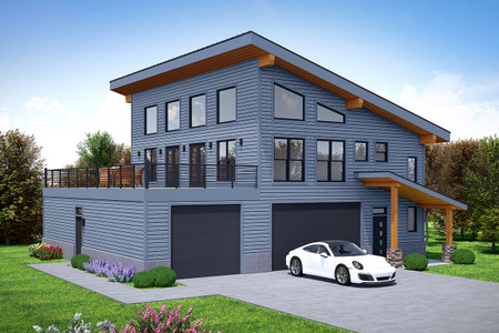 Modern House Plan - Eagle Springs 80636 - Right Exterior