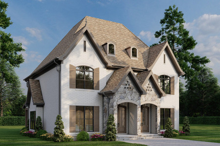 French Country House Plan - Capulet Circle 51564 - Front Exterior