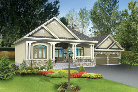 Country House Plan - 88611 - Front Exterior