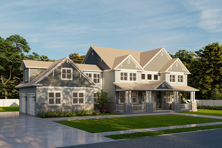 Craftsman House Plan - Jones 89800 - Front Exterior