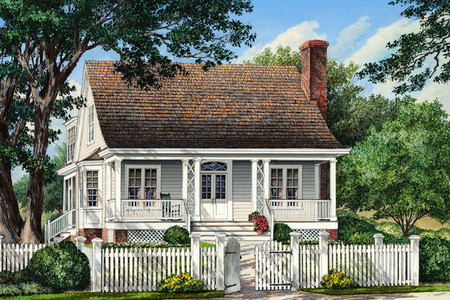 Cottage House Plan - Willow Wood 39896 - Front Exterior