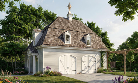 Farmhouse House Plan - Toy Box 21495 - Front Exterior