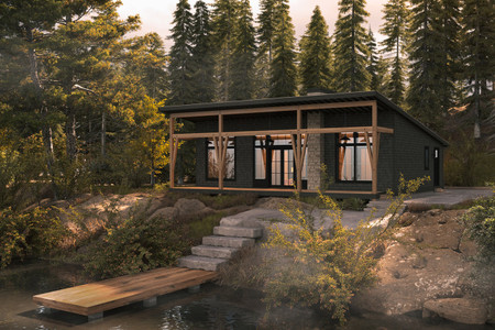 Contemporary House Plan - Windermere 51843 - Front Exterior