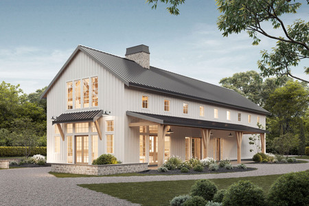 Farmhouse House Plan - Aberdeen 45768 - Front Exterior