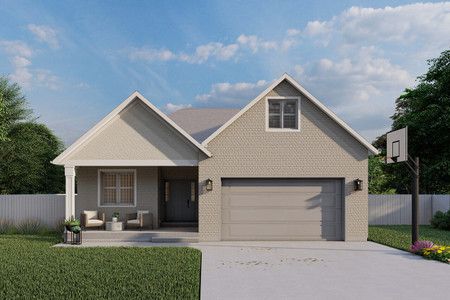 Traditional House Plan - Merideth 44772 - Front Exterior
