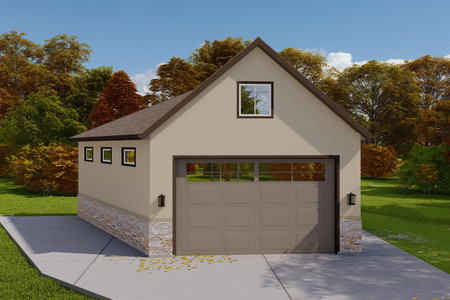 Traditional House Plan - Raubenheimer Garage 30625 - Front Exterior