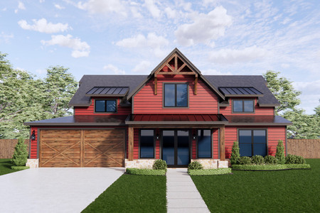 Farmhouse House Plan - 98094 - Front Exterior