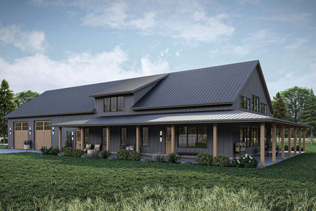 Farmhouse House Plan - Stonegate 80279 - Front Exterior