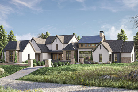 Modern House Plan - Anastasia 40328 - Front Exterior