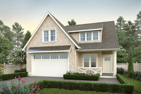 Farmhouse House Plan - East Hampton 97239 - Front Exterior