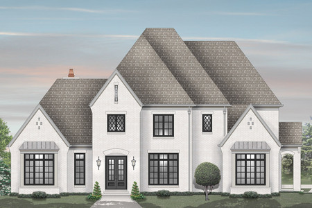 French Country House Plan - 25090 - Front Exterior