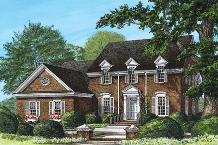 Traditional House Plan - Arlington 58880 - Front Exterior