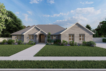 Traditional House Plan - Sherman 38913 - Front Exterior