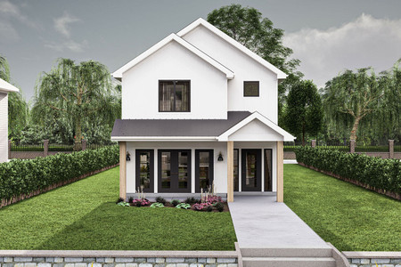 Traditional House Plan - Beckford 33998 - Front Exterior