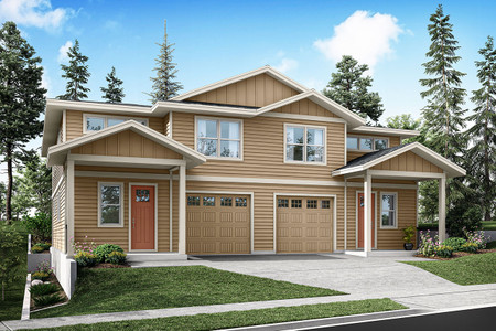 Prairie House Plan - Haverhill 47396 - Front Exterior