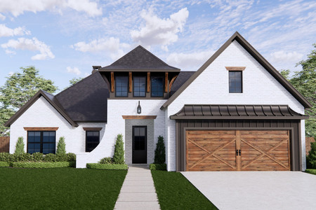 European House Plan - 13664 - Front Exterior