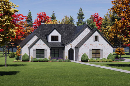 European House Plan - 35821 - Front Exterior