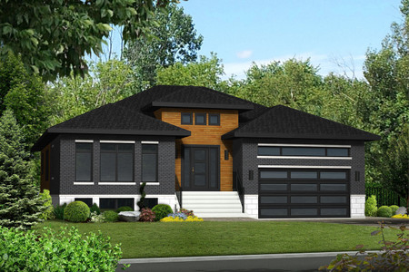 Modern House Plan - 54483 - Front Exterior