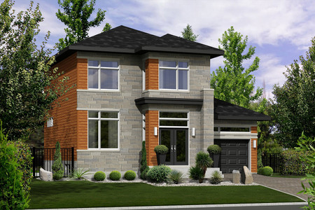 Modern House Plan - 52848 - Front Exterior