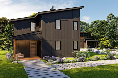 Contemporary House Plan - Shady Glen 32092 - Front Exterior
