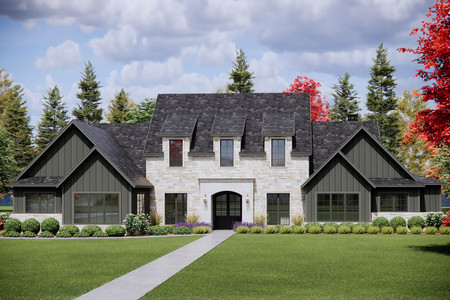 European House Plan - 60997 - Front Exterior