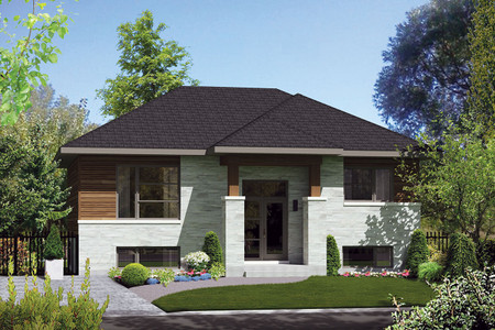 Modern House Plan - 76385 - Front Exterior