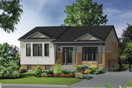 Modern House Plan - 80466 - Front Exterior