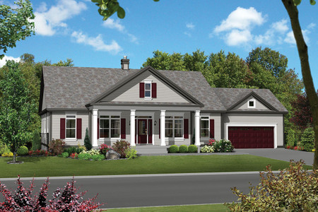 Country House Plan - 64630 - Front Exterior