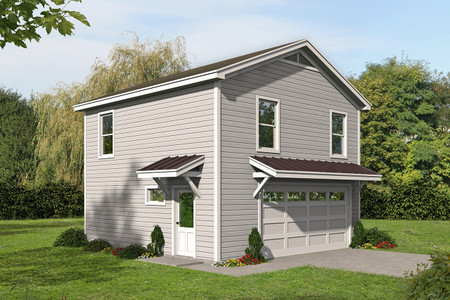 Traditional House Plan - Loudon Valley ADU 97828 - Front Exterior