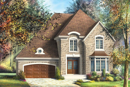 European House Plan - 26928 - Front Exterior