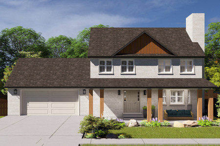 Traditional House Plan - 71154 - Front Exterior