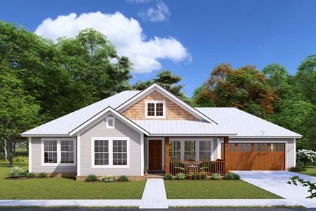 Craftsman House Plan - Sebastian 26816 - Front Exterior