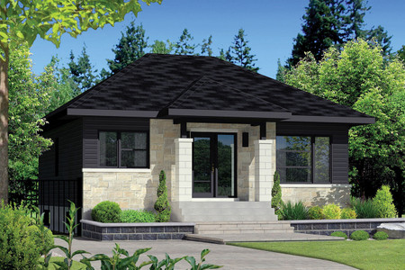 Modern House Plan - 79574 - Front Exterior