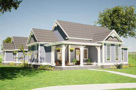 Country House Plan - Manning 64655 - Front Exterior