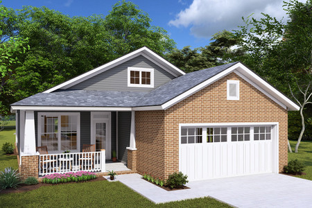 Craftsman House Plan - Boyes 48451 - Front Exterior