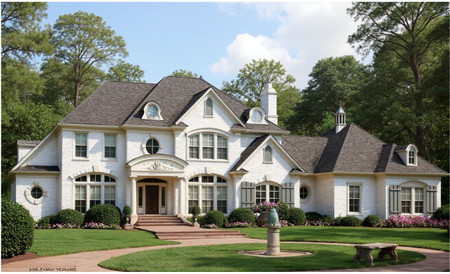 European House Plan - Lafayel 47206 - Front Exterior