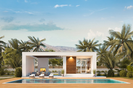 Contemporary House Plan - Laguna 35728 - Front Exterior