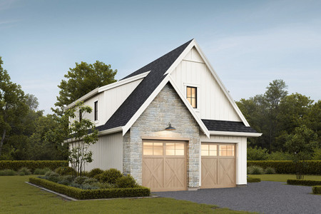 Farmhouse House Plan - Woodbine 90589 - Front Exterior