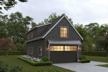 Shingle-Style House Plan - Willow Creek 94760 - Front Exterior