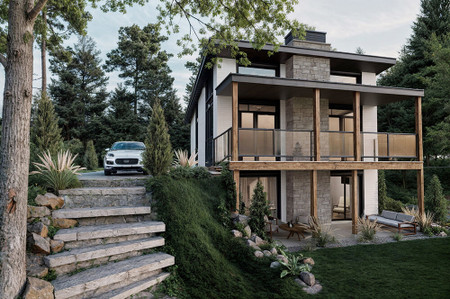 Mountain Rustic House Plan - Bonzai 2 31544 - Rear Exterior