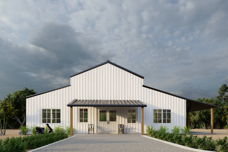 Farmhouse House Plan - Preston 71376 - Front Exterior