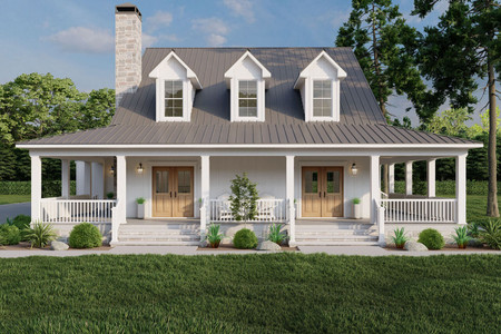 Farmhouse House Plan - Whisperwind Acres 23638 - Front Exterior