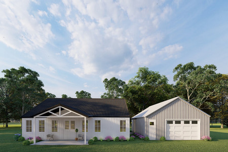 Farmhouse House Plan - Emery 16166 - Front Exterior