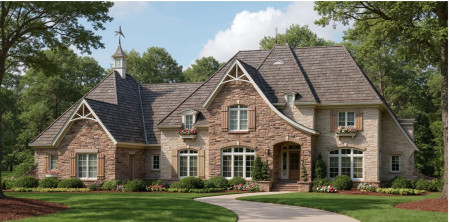 French Country House Plan - Lavardin 69205 - Front Exterior