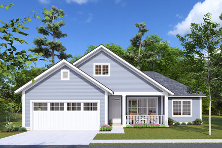 Traditional House Plan - Shelburn 86243 - Front Exterior