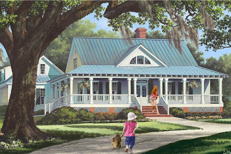 Southern House Plan - Ocean Isle 27597 - Front Exterior