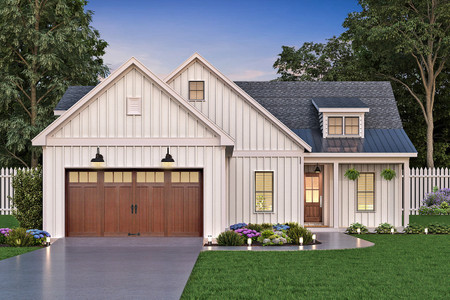 Cottage House Plan - Cream Puff 75681 - Front Exterior