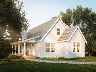 Shingle-Style House Plan - Tamarack 93562 - Front Exterior